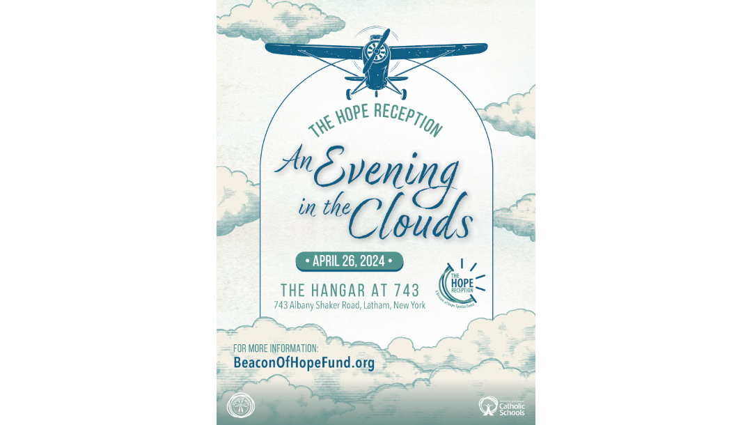 SAVE THE DATE! 'The Beacon of Hope Reception - An Evening in the Clouds'  will take place on Friday April 26th at The Hangar at 743!